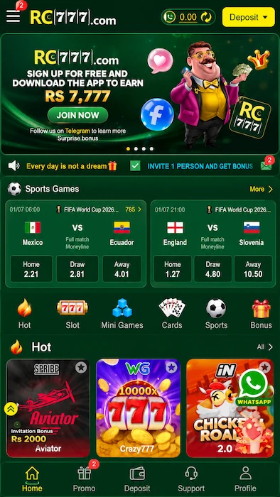 Rc777 Game interface image