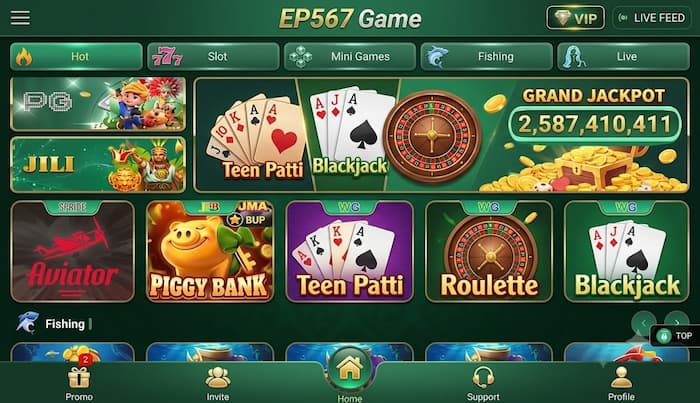 EP567 Game interface image
