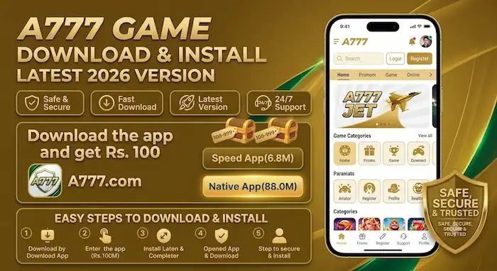A777 Game interface image