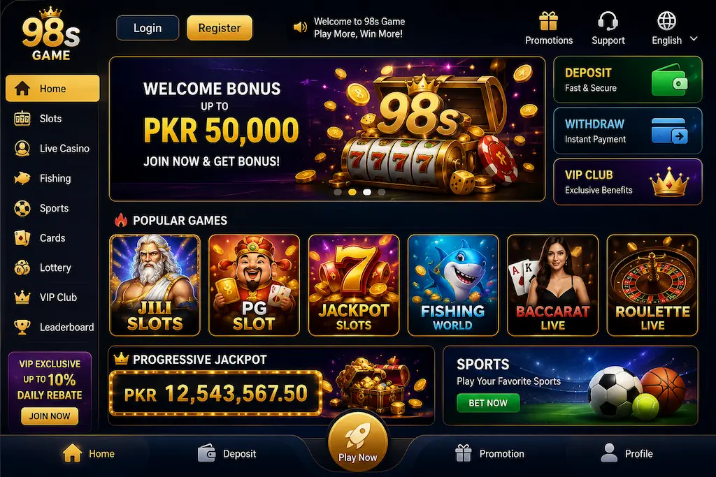  98s Game interface image