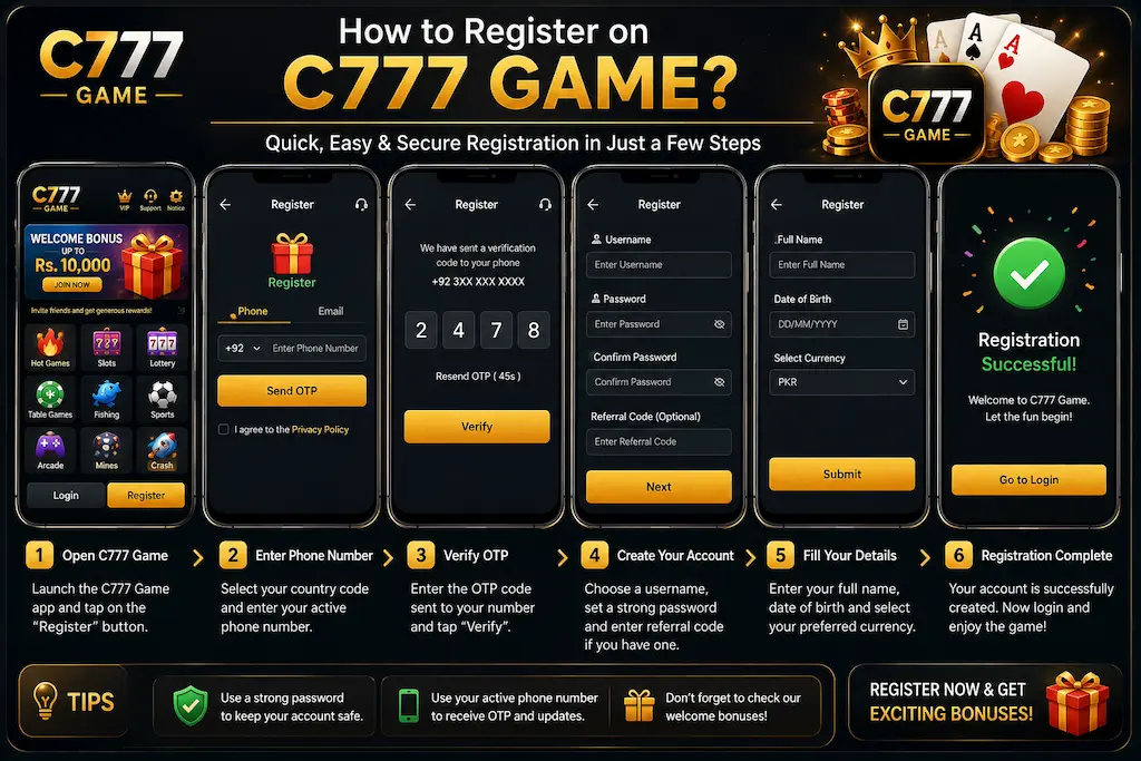 C777 Game interface image 