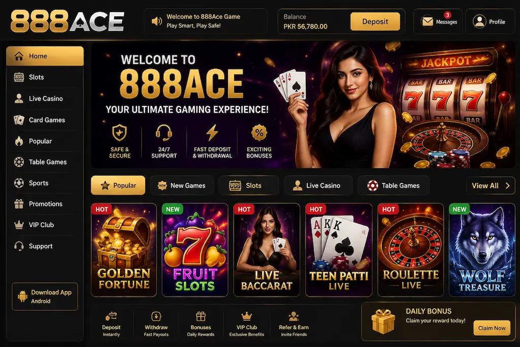 888Ace Game interface image